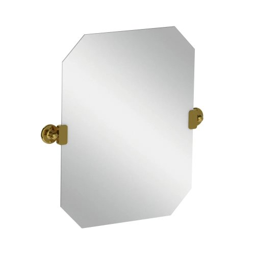 Lefroy Brooks Classic Lustro uchylne ośmiokątne Antique Gold LB4946AG