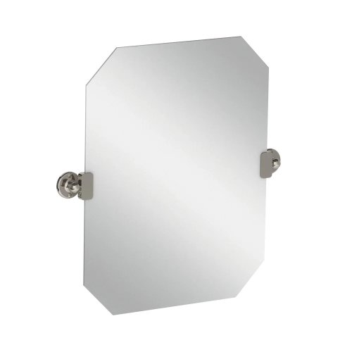 Lefroy Brooks Classic Lustro uchylne ośmiokątne Silver Nickel LB4946NK