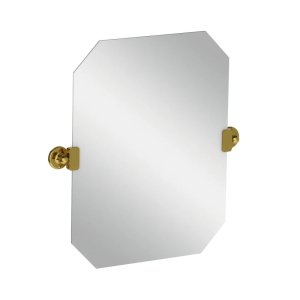 Lefroy Brooks Classic Lustro uchylne ośmiokątne Polished Brass LB4946PB