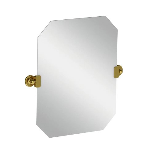 Lefroy Brooks Classic Lustro uchylne ośmiokątne Polished Brass LB4946PB
