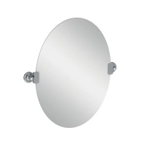 Lefroy Brooks Classic Lustro uchylne okrągłe Silver Nickel LB4961NK