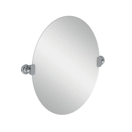 Lefroy Brooks Classic Lustro uchylne okrągłe Silver Nickel LB4961NK