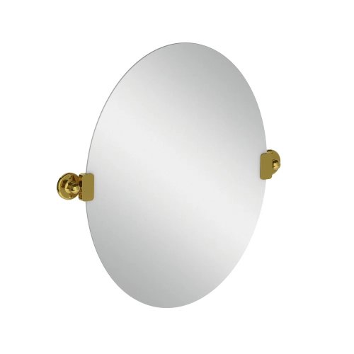 Lefroy Brooks Classic Lustro uchylne okrągłe Polished Brass LB4961PB