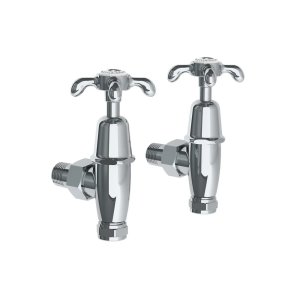 Lefroy Brooks Classic Zawory do grzejników łazienkowych Chrom FH1150CP
