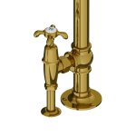 Lefroy Brooks Classic Zawory do grzejników łazienkowych Antique Gold FH1150AG