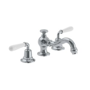  Lefroy Brooks La Chapelle Bateria umywalkowa 3-otworowa z korkiem automatycznym Chrom FW1204CP