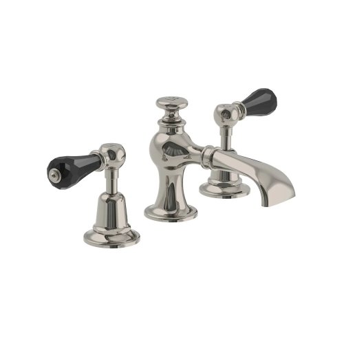 Lefroy Brooks La Chapelle Bateria umywalkowa 3-otworowa z korkiem automatycznym Silver Nickel CR1205NK