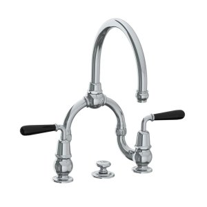 Lefroy Brooks La Chapelle Bateria umywalkowa 2-otworowa z korkiem automatycznym Chrom FB9000CP