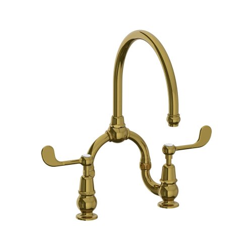  Lefroy Brooks La Chapelle Bateria kuchenna 2-otworowa Antique Gold FL1530AG