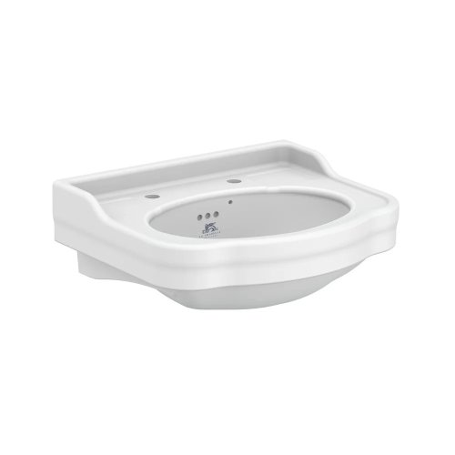 Lefroy Brooks La Chapelle Umywalka ścienna 2-otworowa 57,5x46,8 cm Biała LB7722WH