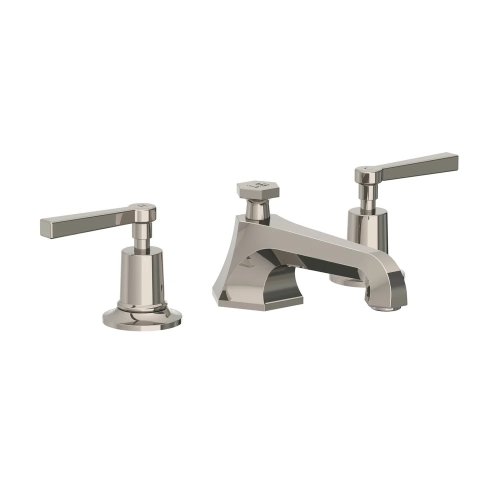 Lefroy Brooks Mackintosh Bateria umywalkowa 3-otworowa z korkiem automatycznym Silver Nickel ML1228NK