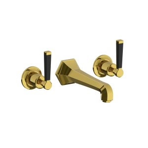 Lefroy Brooks Mackintosh Bateria umywalkowa 3-otworowa podtynkowa Polished Brass MB1200PB