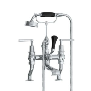 Lefroy Brooks Mackintosh Bateria wannowa 2-otworowa z zestawem prysznicowym Chrom ML1100CP