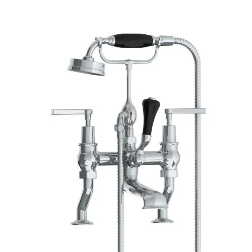 Lefroy Brooks Mackintosh Bateria wannowa 2-otworowa z zestawem prysznicowym Chrom ML1100CP