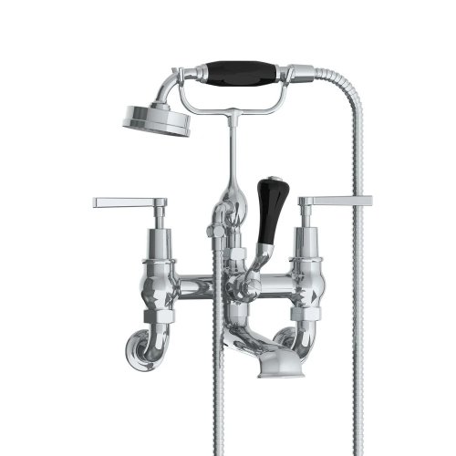 Lefroy Brooks Mackintosh Bateria wannowa ścienna z zestawem prysznicowym Chrom ML1166CP