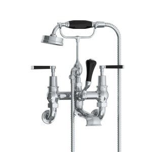 Lefroy Brooks Mackintosh Bateria wannowa ścienna z zestawem prysznicowym Chrom MB1166CP