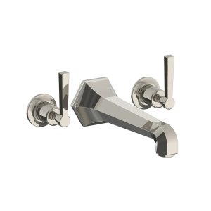 Lefroy Brooks Mackintosh Bateria wannowa 3-otworowa podtynkowa Silver Nickel ML1270NK