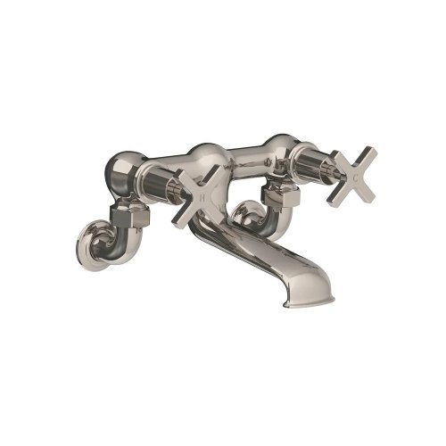 Lefroy Brooks Mackintosh Bateria wannowa 2-otworowa ścienna Silver Nickel MH1151NK