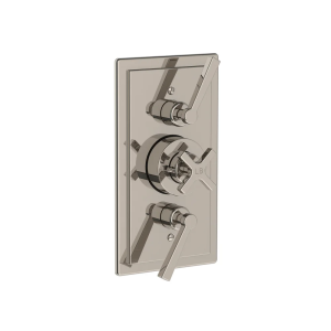 Lefroy Brooks Mackintosh Bateria termostatyczna natryskowa podtynkowa 2-drożna Silver Nickel MK8736NK