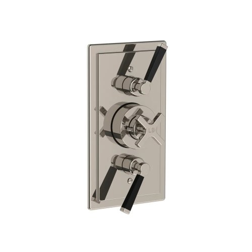 Lefroy Brooks Mackintosh Bateria termostatyczna natryskowa podtynkowa 2-drożna Silver Nickel MB8736NK