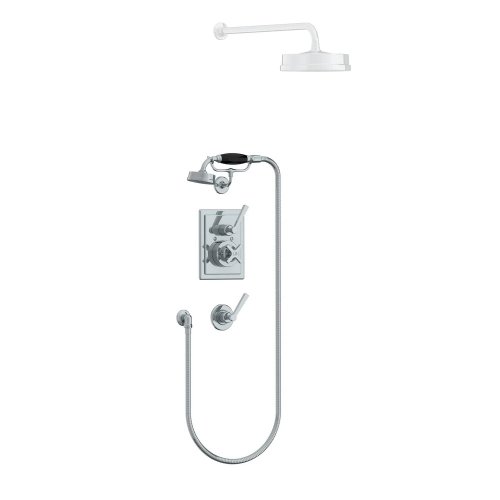 Lefroy Brooks Mackintosh Bateria natryskowa termostatyczna ze słuchawką prysznicową Chrom MK8712CP