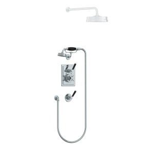Lefroy Brooks Mackintosh Bateria natryskowa termostatyczna ze słuchawką prysznicową Chrom MB8712CP