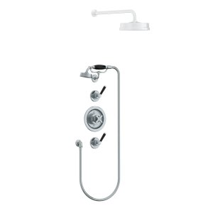 Lefroy Brooks Mackintosh Bateria natryskowa termostatyczna ze słuchawką prysznicową Chrom MB8803CP