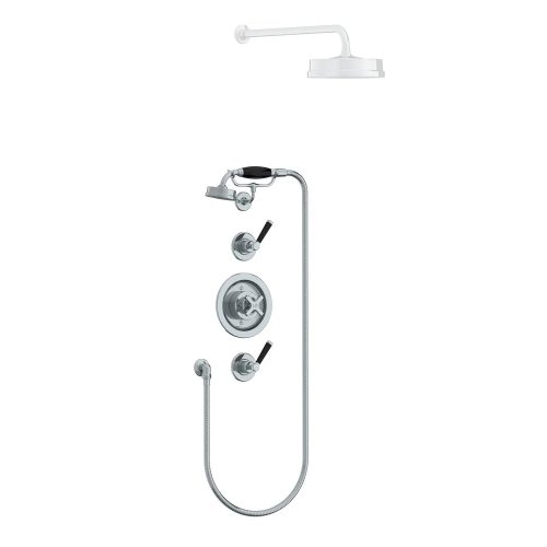 Lefroy Brooks Mackintosh Bateria natryskowa termostatyczna ze słuchawką prysznicową Chrom MB8803CP