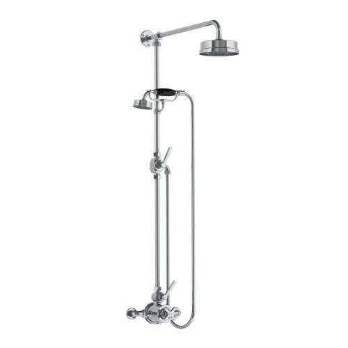 Lefroy Brooks Mackintosh Bateria natryskowa termostatyczna 2-otworowa z deszczownicą Ø 154 mm Chrom ML8703CP