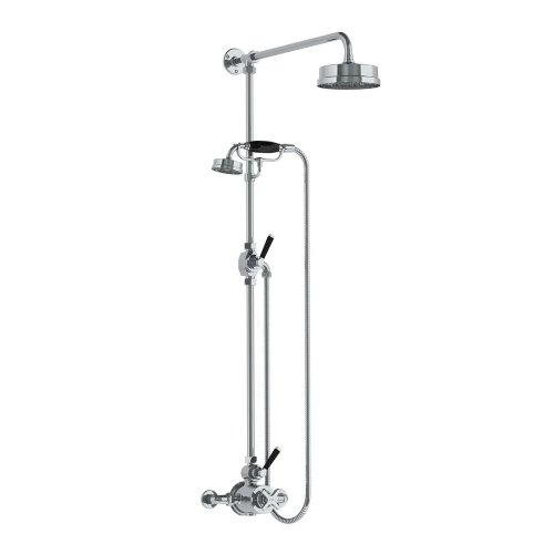 Lefroy Brooks Mackintosh Bateria natryskowa termostatyczna 2-otworowa z deszczownicą Ø 154 mm Chrom MB8703CP
