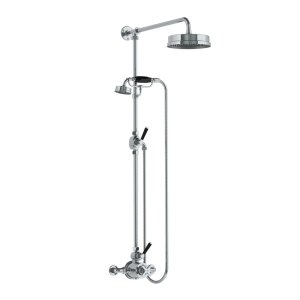 Lefroy Brooks Mackintosh Bateria natryskowa termostatyczna 2-otworowa z deszczownicą Ø 197 mm Chrom MB8704CP