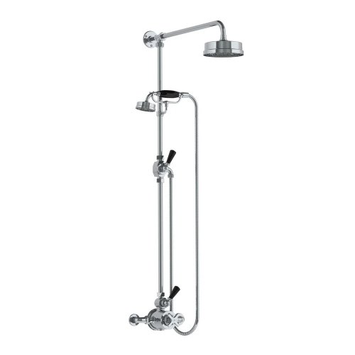 Lefroy Brooks Mackintosh Bateria natryskowa termostatyczna 2-otworowa z deszczownicą Ø 154 mm Chrom MK8703CP