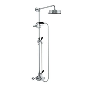 Lefroy Brooks Mackintosh Bateria natryskowa termostatyczna 2-otworowa z deszczownicą Ø 197 mm Chrom MK8704CP