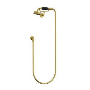Lefroy Brooks Mackintosh Zestaw prysznicowy na uchwycie ściennym Polished Brass MK1760PB