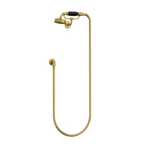Lefroy Brooks Mackintosh Zestaw prysznicowy na uchwycie ściennym Polished Brass MK1760PB