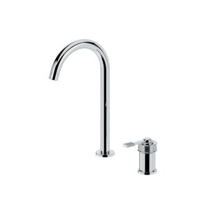 Remer Atelier Bateria umywalkowa jednouchwytowa wysoka dwuotworowa Chrom AL57L