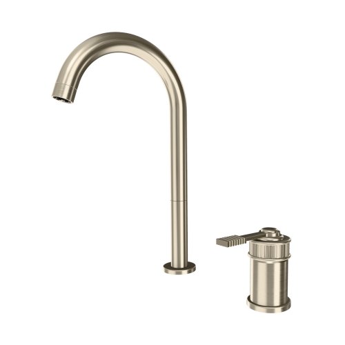 Remer Atelier Bateria umywalkowa jednouchwytowa wysoka dwuotworowa Visual Inox AL57LXV