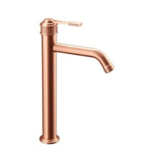 Remer Atelier Bateria umywalkowa wysoka jednouchwytowa bez korka Brushed Copper AL11LXLRP