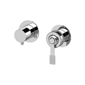 Remer Atelier Bateria wannowo-natryskowa podtynkowa 2-drożna - element zewnętrzny Chrom AL92ZPWB