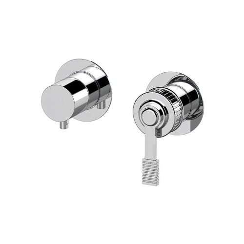 Remer Atelier Bateria wannowo-natryskowa podtynkowa 2-drożna - element zewnętrzny Chrom AL92ZPWB