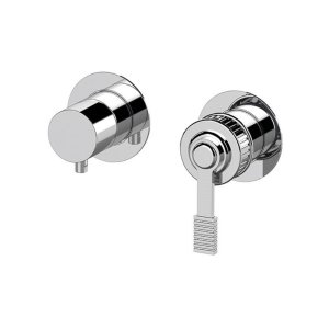 Remer Atelier Bateria wannowo-natryskowa podtynkowa 3-drożna - element zewnętrzny Chrom AL93ZPWB