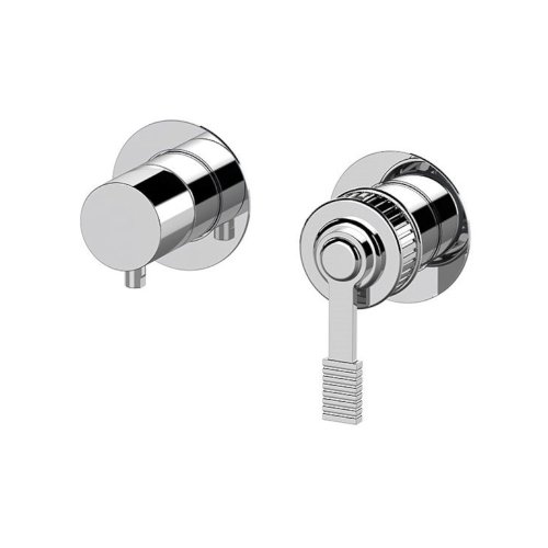 Remer Atelier Bateria wannowo-natryskowa podtynkowa 3-drożna - element zewnętrzny Chrom AL93ZPWB