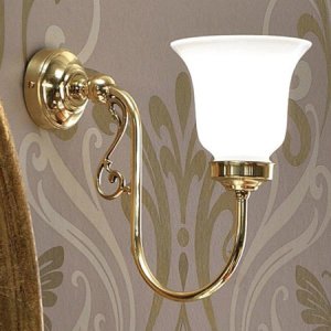 Sbordoni Dora Lampa łazienkowa ścienna Natural Brass DO030ON