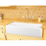 Shaws Butler 1000 Zlew jednokomorowy 91,4x46 cm Biały SCBU101WH