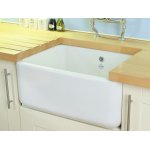 Shaws Butler 600 Zlew jednokomorowy 59,5x46 cm Biały SCBU600WH