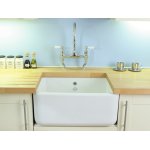 Shaws Butler 600 Zlew jednokomorowy 59,5x46 cm Biały SCBU600WH