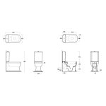 Simas Evolution WC Stojący EVO07/EVO 07