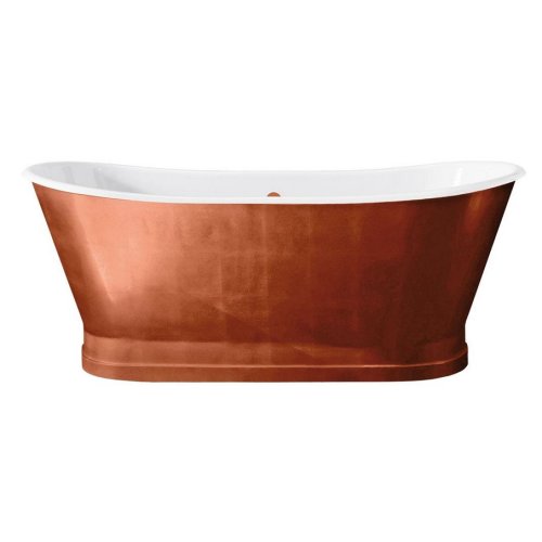 Simas Vasche de bagno Wanna żeliwna emalia na zewnątrz i wewnątrz 170x68x69,5 cm copper 50101