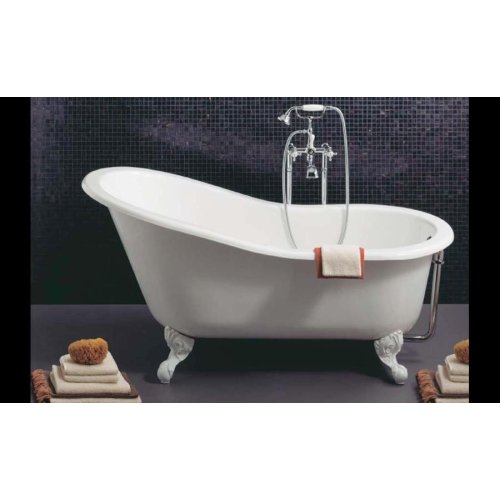 Simas Vasche de bagno Wanna żelazna emalia na zewnątrz i wewnątrz 153x76cm 30100