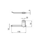 Webert Aria Uchwyt na papier toaletowy chrom AI500801.015